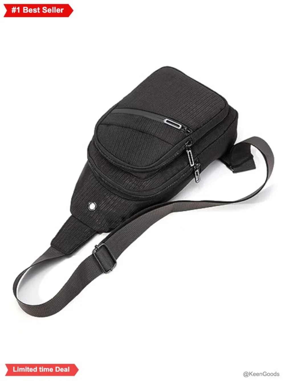 EVANCARY Sling Backpack Crossbody Lightweight Nylon Travel Hiking Daypack